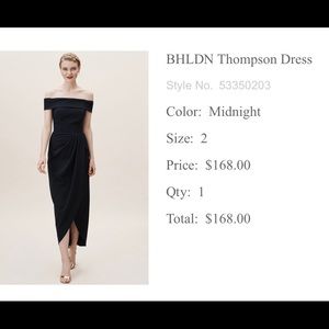 BHLDN Thompson Dress